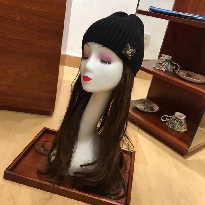 路易威登LV 新款 原單羊毛帽子圍巾套裝 情侶款 男女同款 LLWJ6440