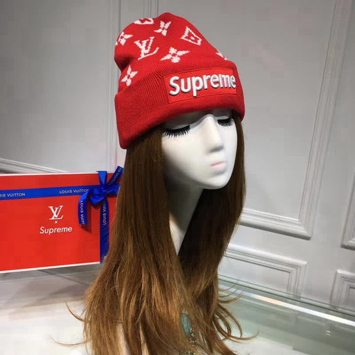 Supreme*LV聯名 經典原單 針織羊毛帽 LLWJ6608