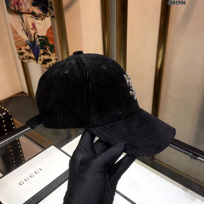 YSL聖羅蘭 跑量款 2018秋冬新款棒球帽 燈芯絨鴨舌帽 6881956 LLWJ6770
