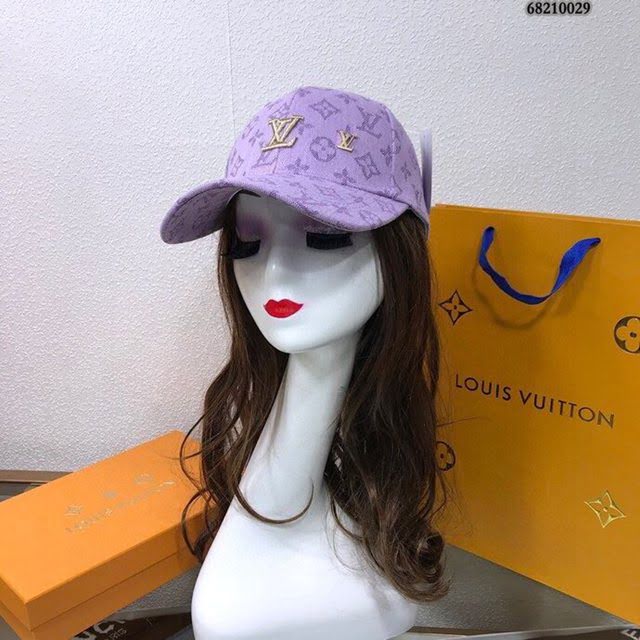 LV男女同款帽子 路易威登老花棒球帽  mm1024