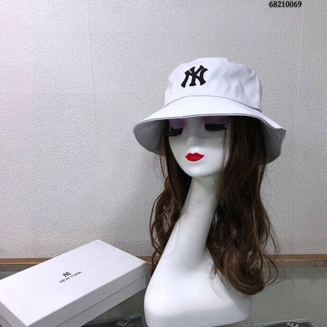 NY男女同款帽子 MLB刺繡漁夫帽遮陽帽  mm1058