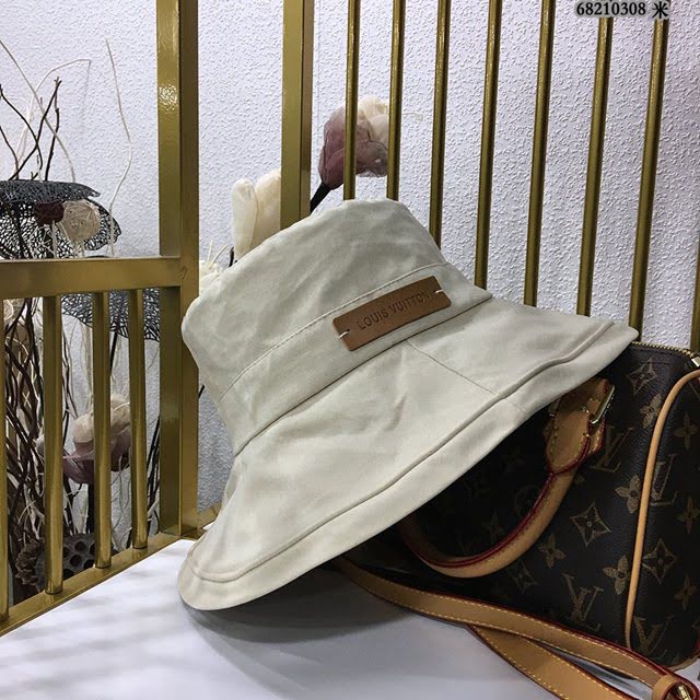 LV男女同款帽子 路易威登經典漁夫帽遮陽帽  mm1092