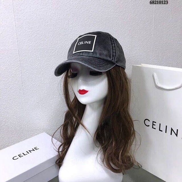CELINE男女同款帽子 賽琳緊密刺繡洗水做舊遮陽帽棒球帽  mm1120