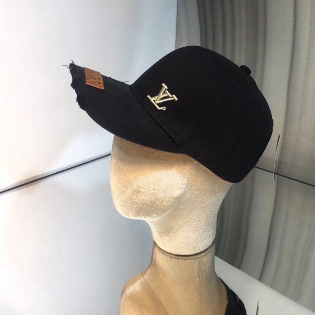 LV爆款男士帽子 路易威登暗紋提花2021早春棒球帽 LV做舊鴨舌帽  mm1262