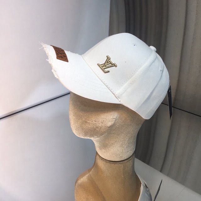 LV爆款男士帽子 路易威登暗紋提花2021早春棒球帽 LV做舊鴨舌帽  mm1263