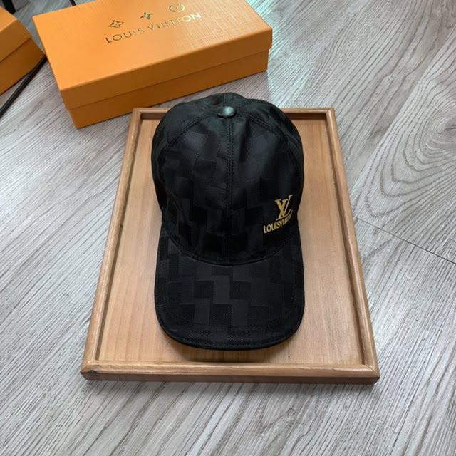 LV新品男士帽子 路易威登經典棋盤格鴨舌帽棒球帽  mm1342