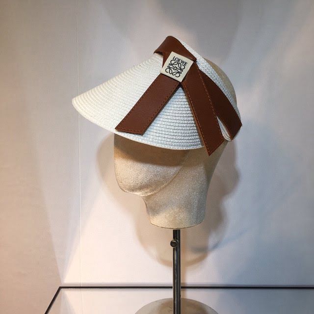 LOEWE新品女士帽子 羅意威可折疊空頂帽  mm1504