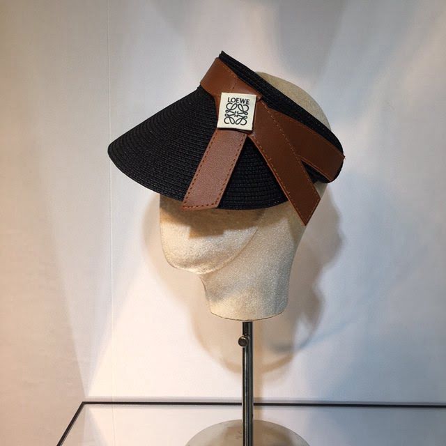 LOEWE新品女士帽子 羅意威可折疊空頂帽  mm1507