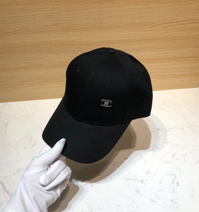 Chanel男女同款帽子 香奈兒爆款經典黑白鴨舌帽棒球帽  mm1580