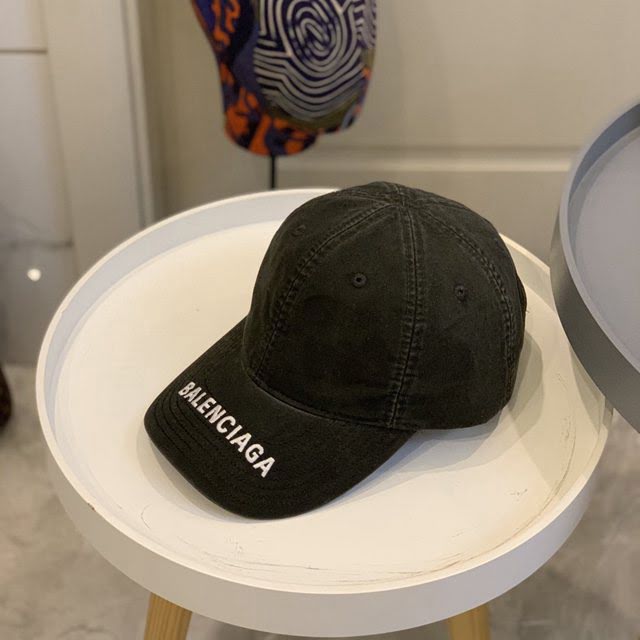 Balenciaga男女同款帽子 巴黎世家水洗做舊棒球帽鴨舌帽  mm1646