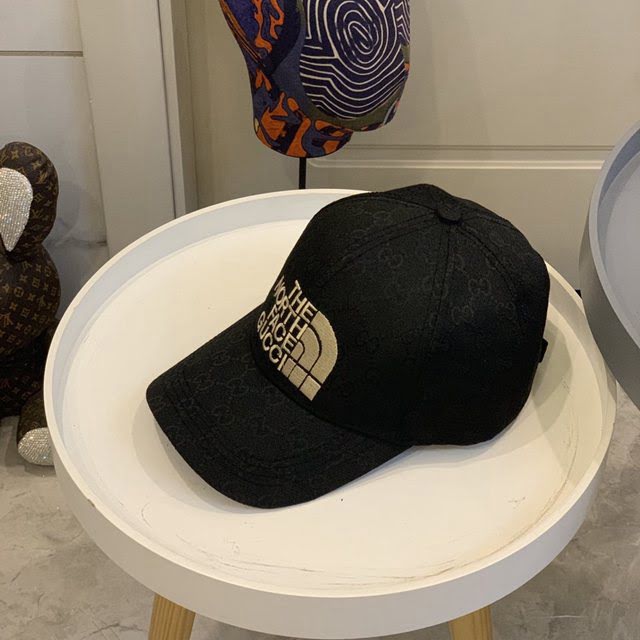 Gucci北面聯名款帽子 古馳男女同款棒球帽鴨舌帽  mm1707