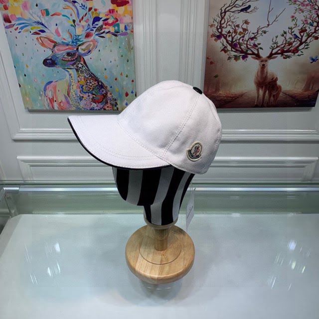 Moncler男女同款帽子 蒙口經典黑白鴨舌帽棒球帽  mm1741