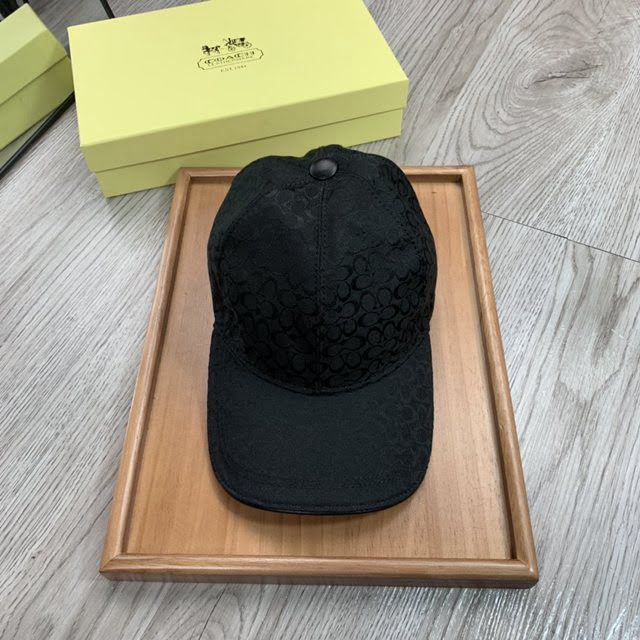 Coach男女同款帽子 蔻馳經典印花棒球帽鴨舌帽  mm1755