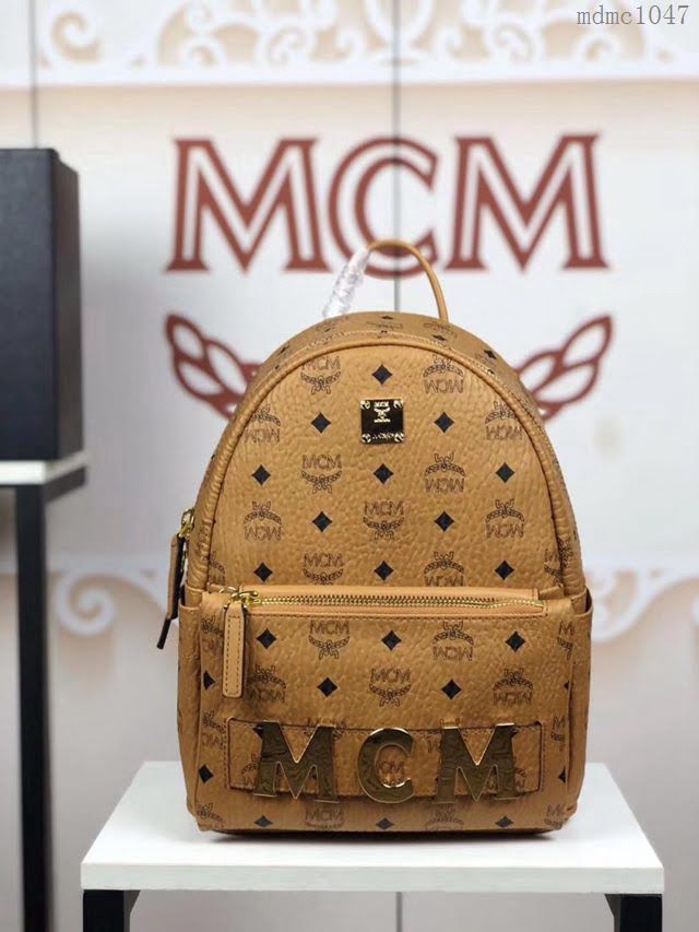 MCM雙肩包 原單 5933小號 Trilogie Stark子母包 實用百搭 MCM經典印花 限量款 可拆卸口袋後背包  mdmc1047
