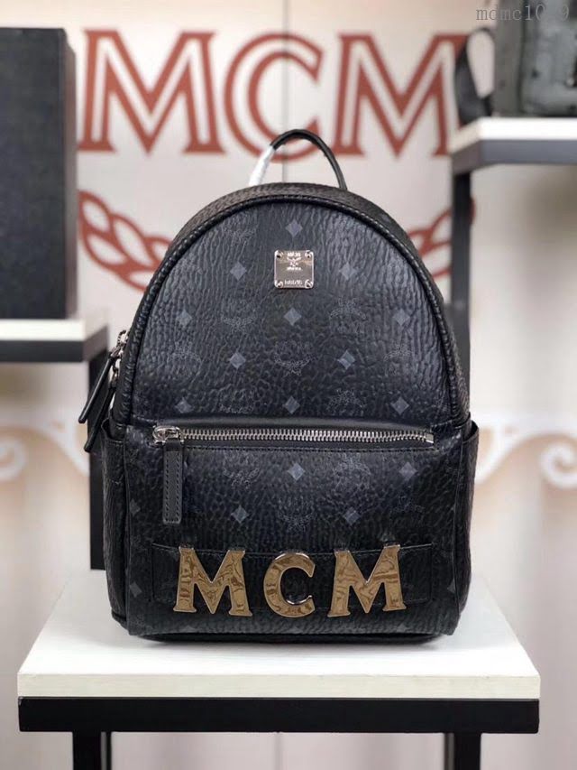 MCM雙肩包 原單 5933小號 Trilogie Stark子母包 實用百搭 MCM經典印花 限量款 可拆卸口袋後背包  mdmc1049