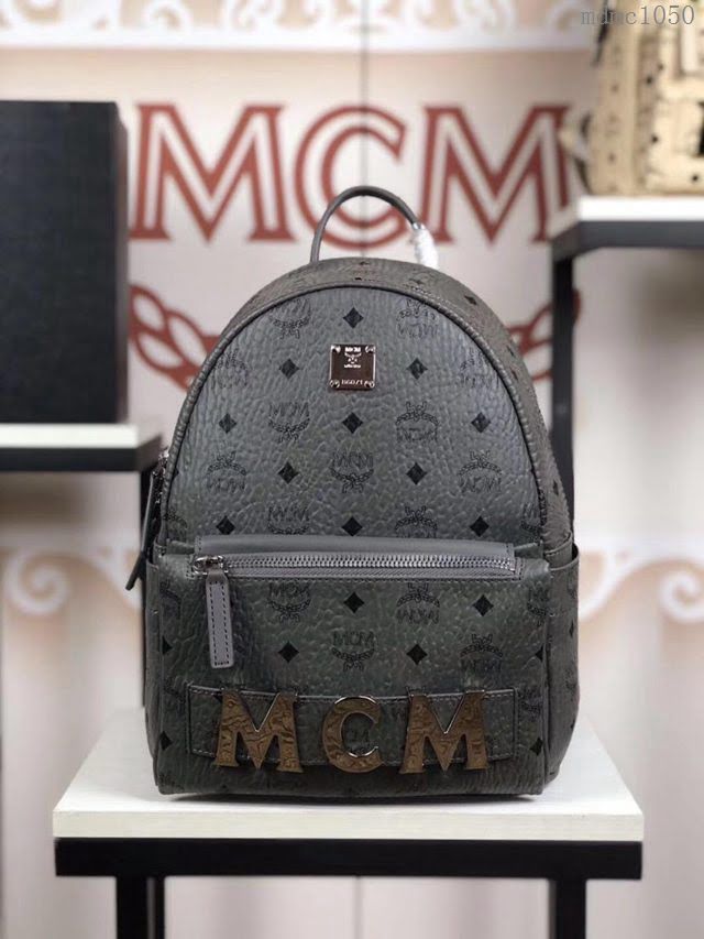 MCM雙肩包 原單 5933小號 Trilogie Stark子母包 實用百搭 MCM經典印花 限量款 可拆卸口袋後背包  mdmc1050