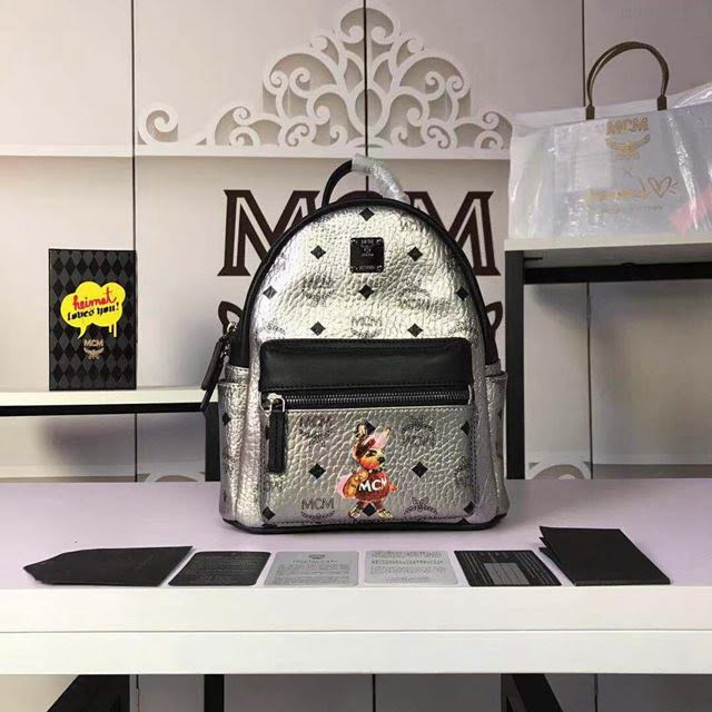 MCM雙肩包 原單 5803 3D絲印兔子簡易設計 ykk拉鏈 迷你款 MCM女背包  mdmc1159