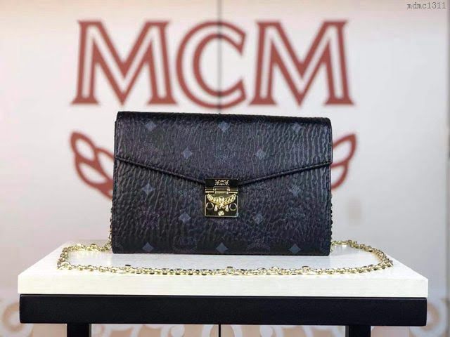 MCM錢包 原單新品 8088 Patricia斜挎包 可拆卸式鏈條 MCM女單肩包 MCM折疊翻蓋錢包  mdmc1311