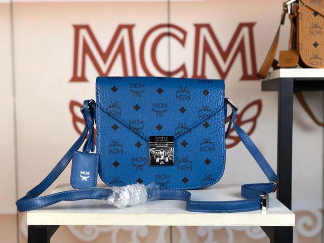 MCM女包 原單 6230 Patricia郵差單肩包 MCM經典圖案 MCM斜挎女包  mdmc1368