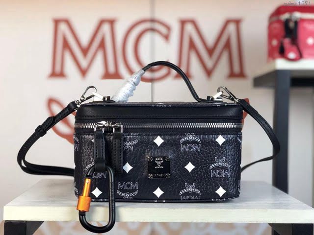 MCM女包 原單 30913 新款Rockstar化妝箱 百搭款女手提包 MCM單肩斜挎包  mdmc1371