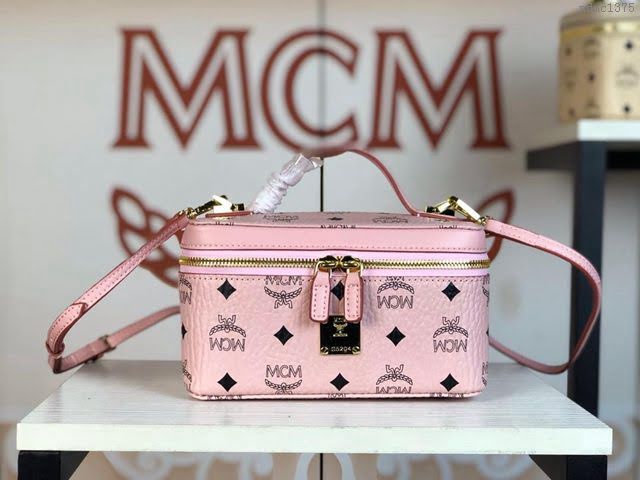 MCM女包 原單 30913 爆款MCM Rockstar化妝包 明星同款 百搭款女手提包 MCM單肩斜挎包  mdmc1375