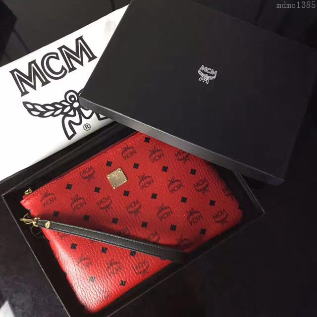 MCM手包 原單 2153 MCMSTARP經典簡約手拿包 配手拎帶子 MCM女包 手拿包  mdmc1385