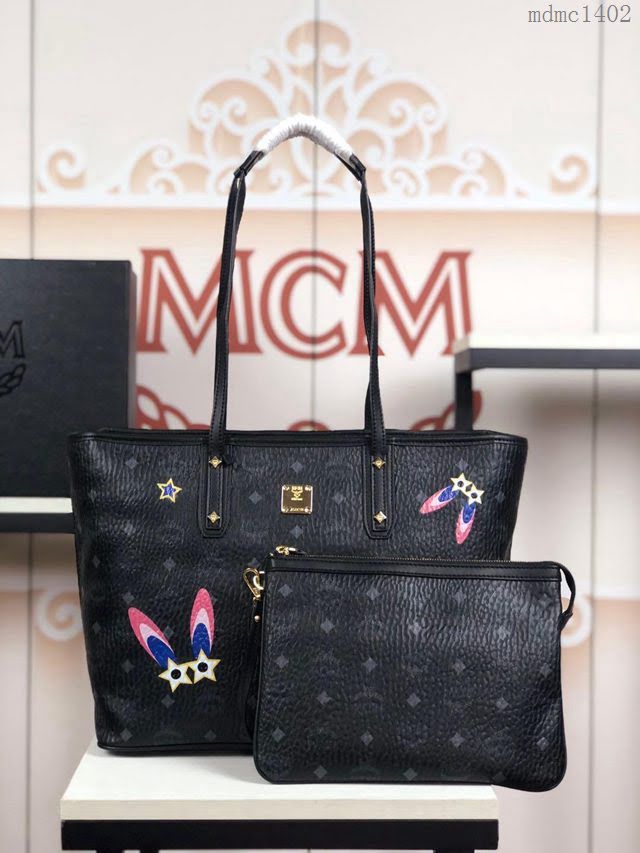 MCM女包 原單 6268 Mille子母購物袋 搭配小包 MCM女手提袋 MCM肩背包  mdmc1402