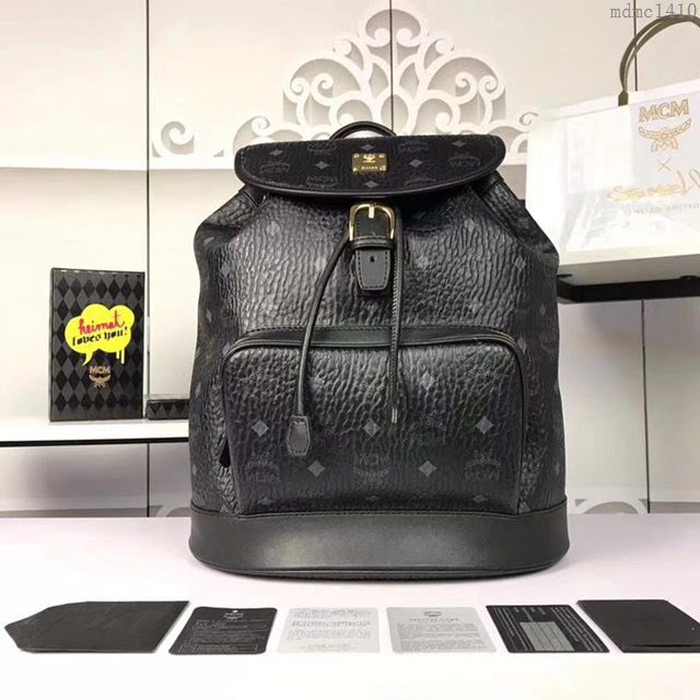 MCM雙肩包 原單 5820 新款MCM 特殊款抽繩雙肩包 百搭時髦款 MCM女背包  mdmc1410
