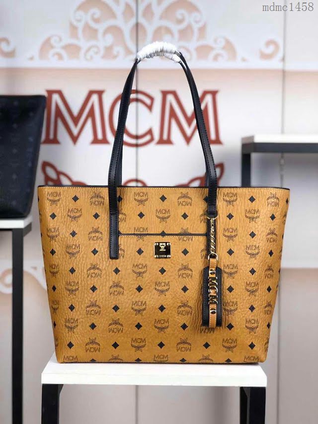 MCM女包 原單 6019 Anya購物袋 Visetos印花塗層帆布 MCM手拎包 MCM單肩女包  mdmc1458