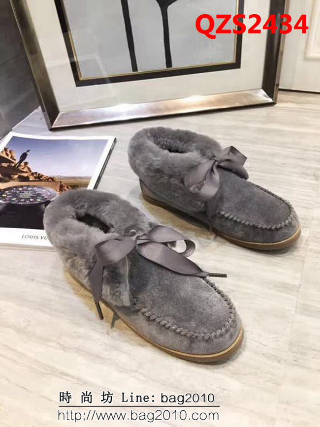 UGG 18年限量版 卡兔毛領 時尚保暖 雪地靴 QZS2434