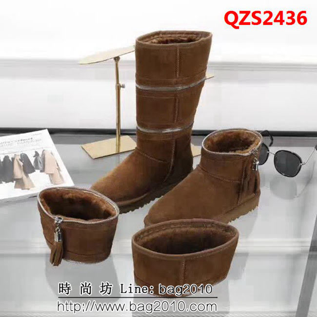 UGG 火爆款 羊毛 冬季時尚保暖 平底雪地靴  QZS2436