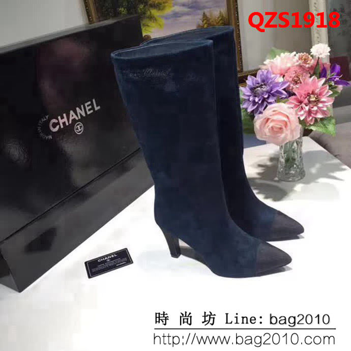 CHANEL香奈兒 2018秋冬新品系列 878 推薦款 香奈兒雙色靴 QZS1918