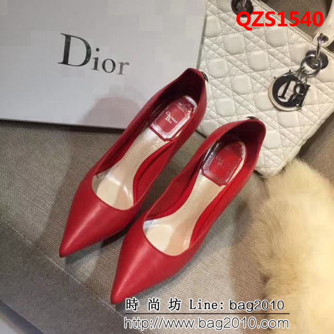 DIOR迪奧 2018春季新款 幸運五角星 尖頭高跟 女單鞋 QZS1540