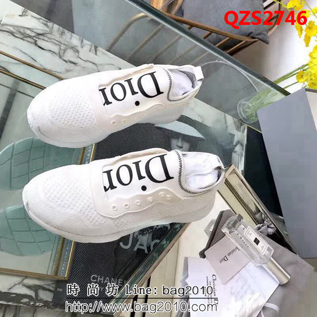 DIOR迪奧 代購品質 2019ss獨家早春新款 私家定制飛織 女休閒鞋 QZS2746