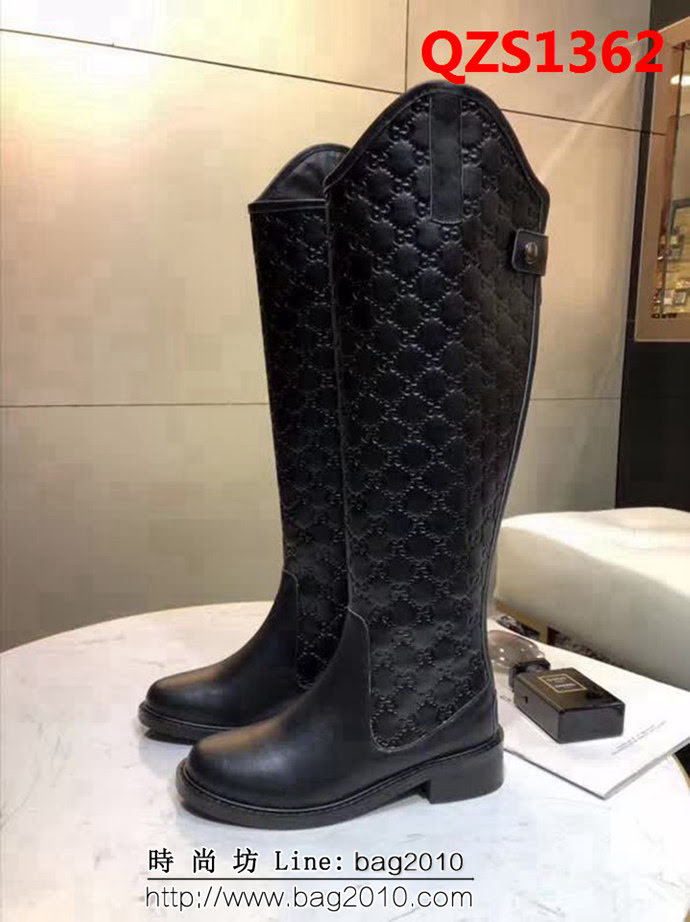 GUCCI古馳 獨家最新單品 高端時尚 軟牛皮長靴 QZS1362
