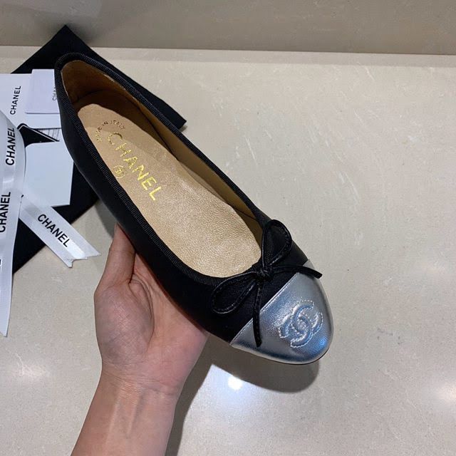 Chanel女鞋 香奈兒頂級芭蕾舞鞋 Chanel羊皮舒適平底鞋  naq1069