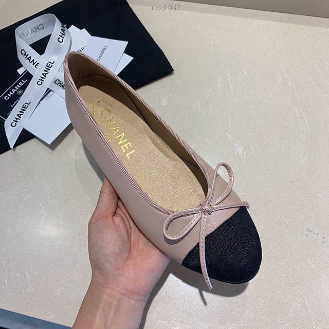 Chanel女鞋 香奈兒頂級芭蕾舞鞋 Chanel羊皮舒適平底鞋  naq1082