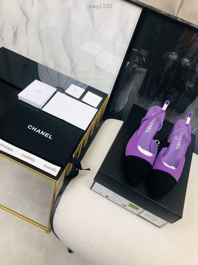 Chanel女鞋 香奈兒經典款涼鞋 Chanel高跟女款涼鞋  naq1182