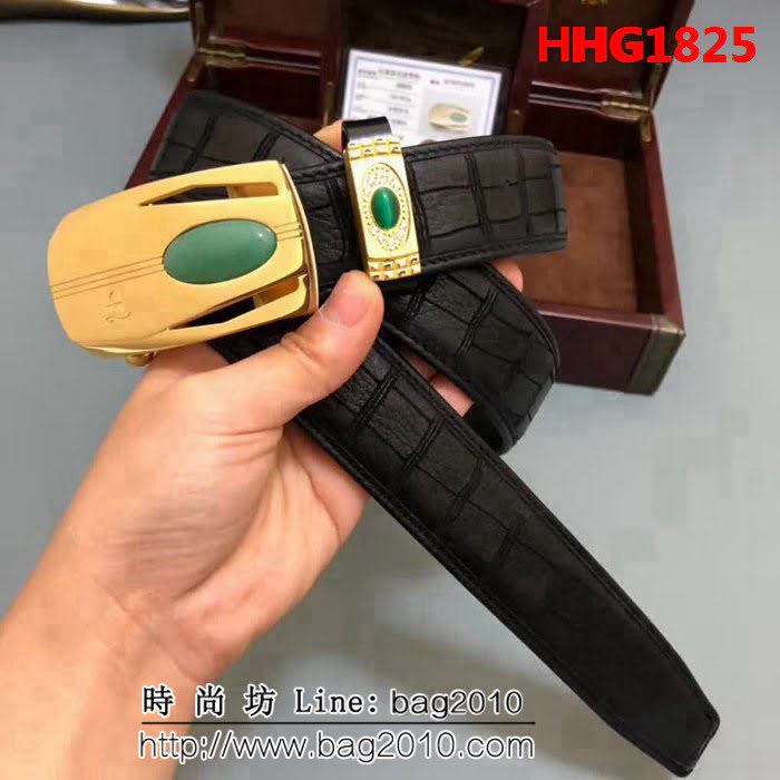 愛馬仕HERMES 印度東陵玉系列 南非野生鹿皮 印度優質東陵玉石鋼扣高端男士皮帶 HHG1825