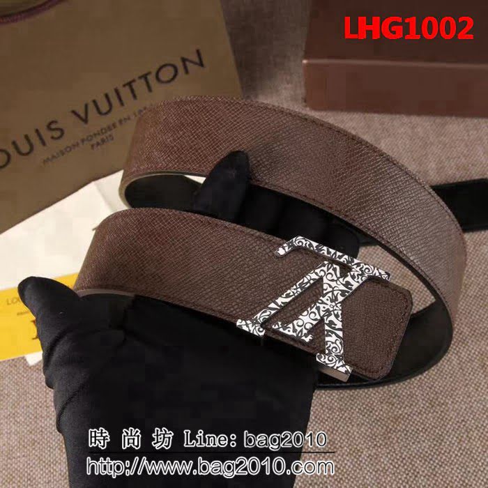 路易威登LV Taiga皮革休閒風格 男士皮帶 LHG1002