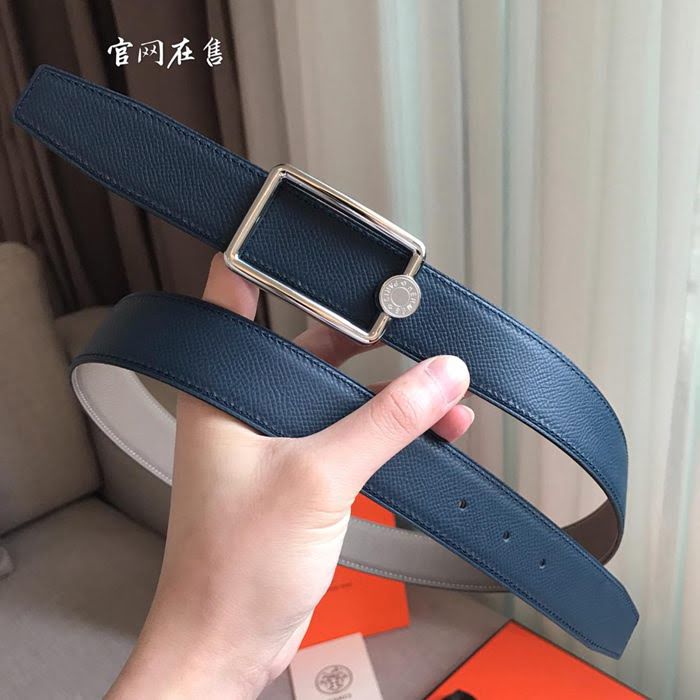 HERMES皮帶 OSCAR BUCKLE 雙面小牛皮 雙面皮帶 愛馬仕男士腰帶  hgh1904