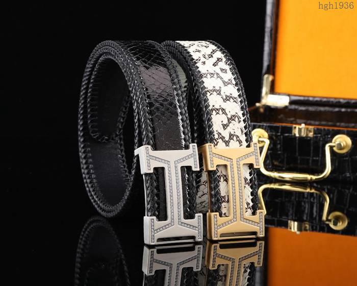 HERMES皮帶 原單品質 2019新品 進口小牛皮 愛馬仕男士腰帶 雙面男皮帶  hgh1936