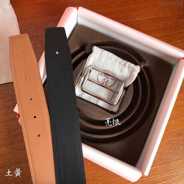 HERMES皮帶 官網同步 雙面小牛皮腰帶 愛馬仕雙面男皮帶  hgh1958