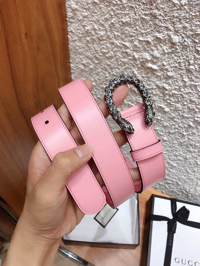 Gucci女士皮帶 古奇2020早秋系列 古奇經典雙G標識  jjp1062
