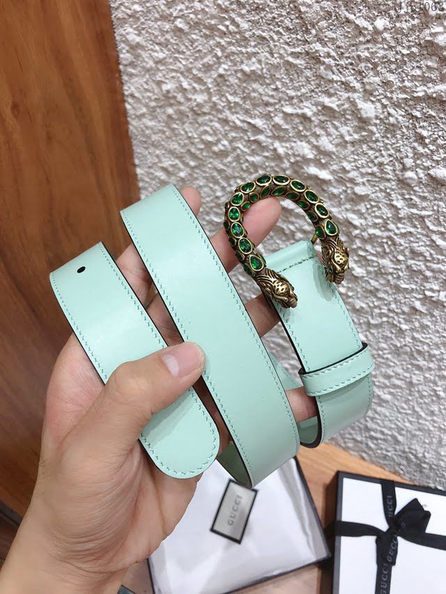 Gucci女士皮帶 古奇2020早秋系列 古奇經典雙G標識  jjp1063