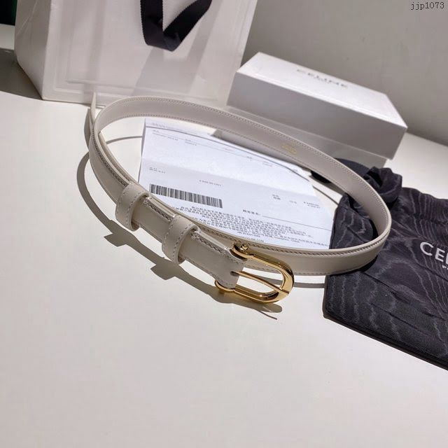 CELINE女士皮帶 賽琳圓形搭扣小牛皮腰帶 2020春夏新款  jjp1073