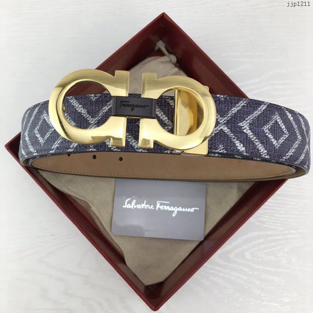 菲拉格慕男士皮帶 Ferragamo雙面用牛皮腰帶  jjp1211