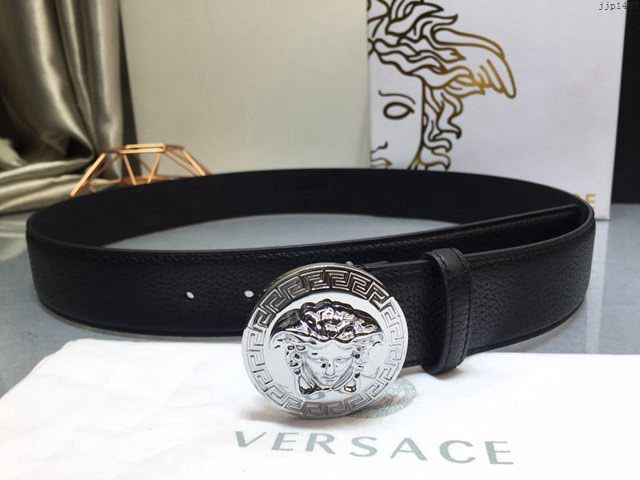 VERSVE男士高端皮帶 範思哲Versace美杜莎頭像搭扣皮帶  jjp1487