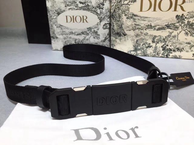 Dior女士腰帶 迪奧啞光粒面牛皮腰帶  jjp1597