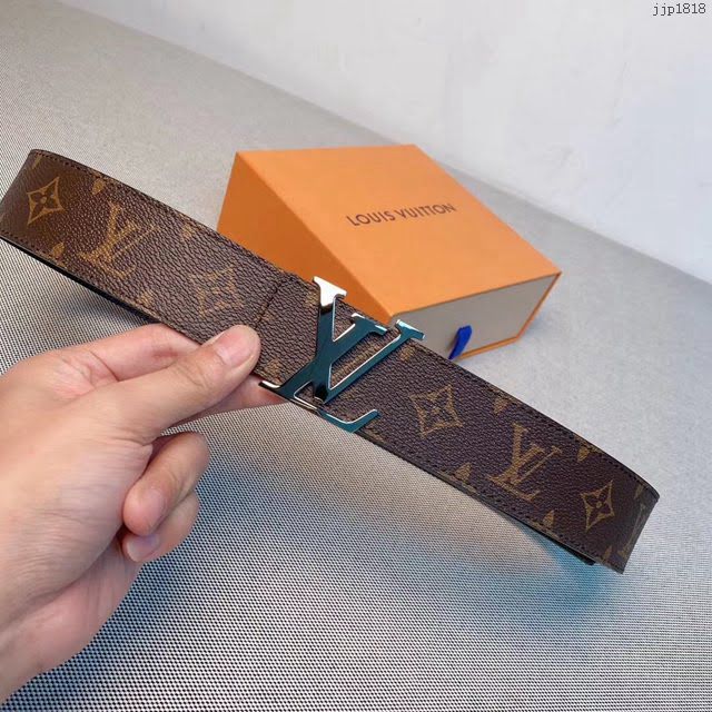 LV新款男士皮帶 路易威登雙面腰帶 經典原單系列  jjp1818